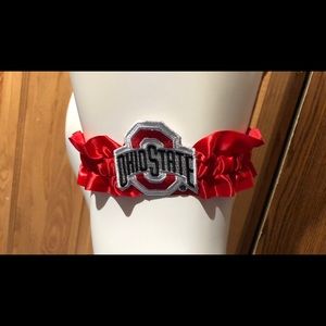 Ohio State Divine Creations Dainty Satin Garter
